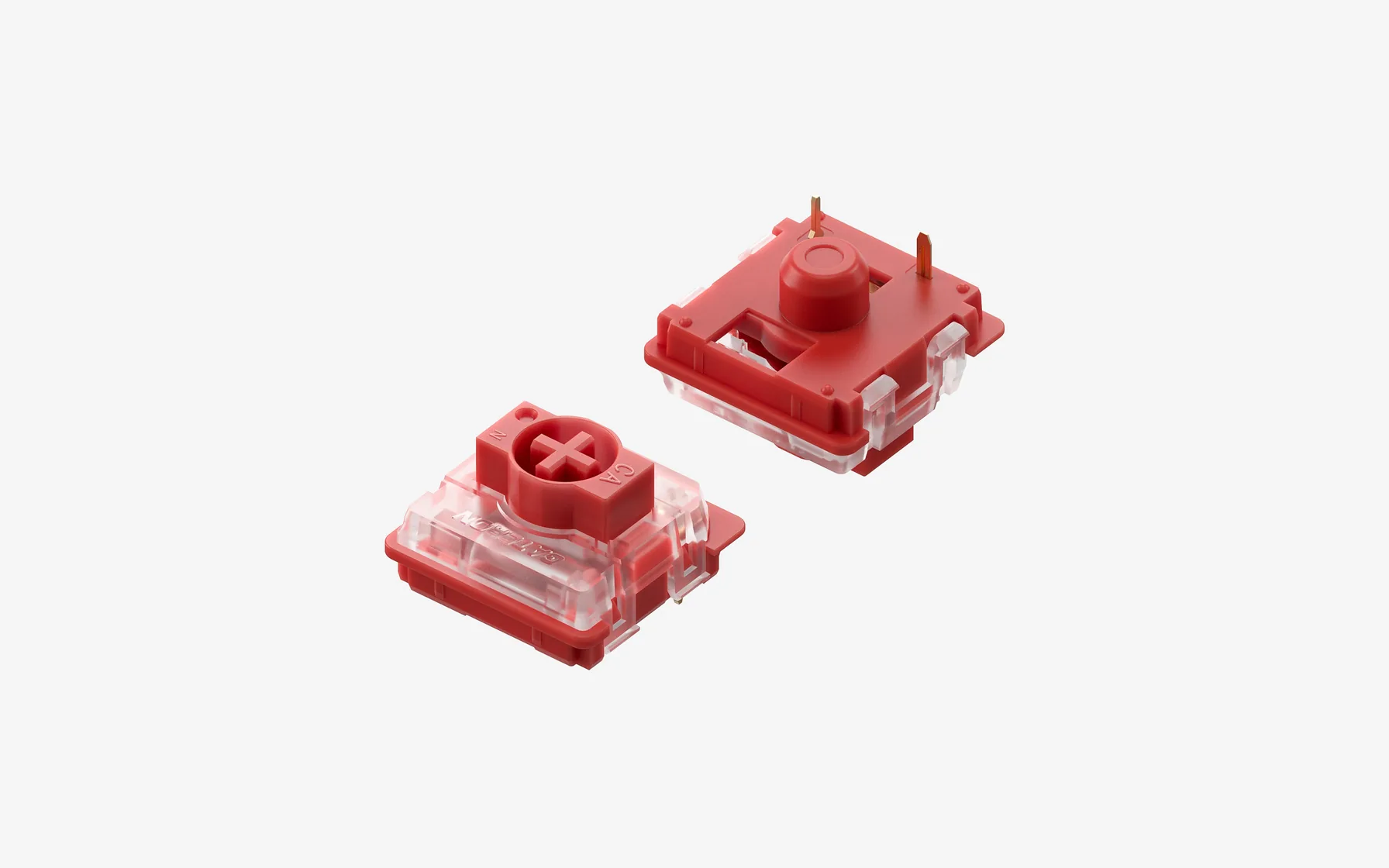 Cowberry low-profile switch: stem, housing and contacts